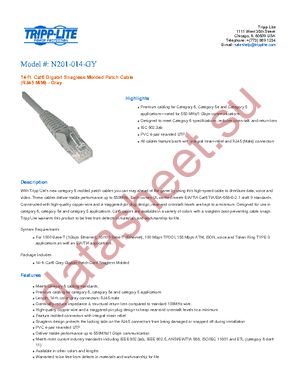 N201-014-GY datasheet  